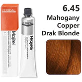 Loreal Majirel Hair Color 50ml 6.45 Dark Copper Mahogany Blonde + Oxidant 1000Ml Combo